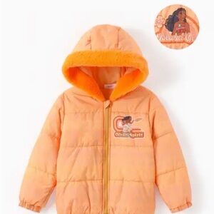 Pat Pat Disney Orange Kids Puffer Jacket
